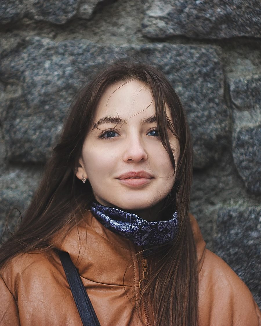 Woman with clear, healthy-looking skin