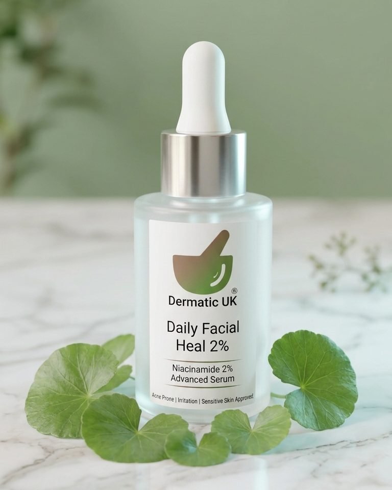 Daily Facial Heal 2% niacinamide serum bottle